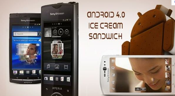 sony Ice Cream sandwich phones